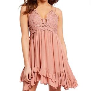 Free People Lace Detailed Dress